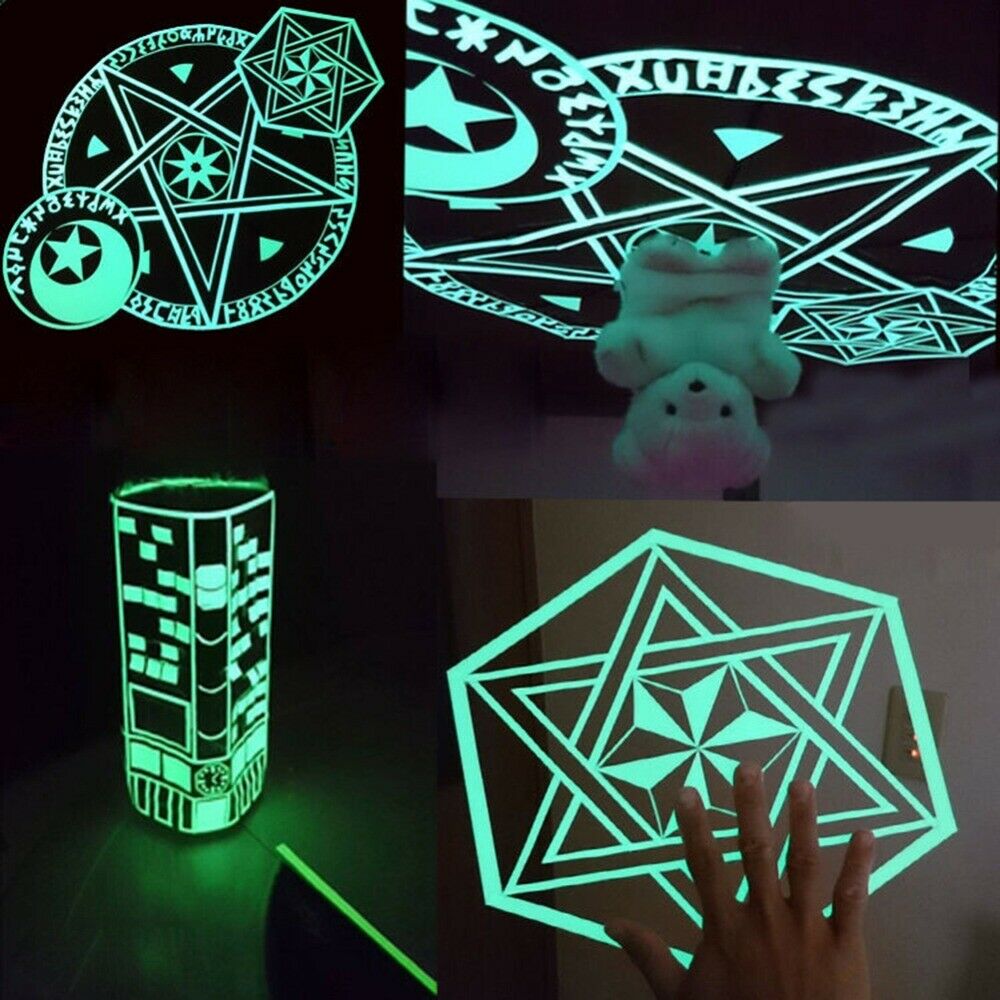 1M Glow In The Dark Tape Stickers Luminous Night Safety Warning Floor Stairs DIY