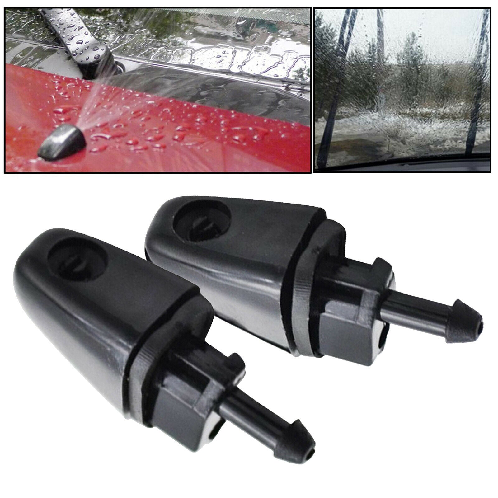 2x Car Parts Front Headlight Washer Nozzle Fits for Mazda 6 GG1 2005 2007