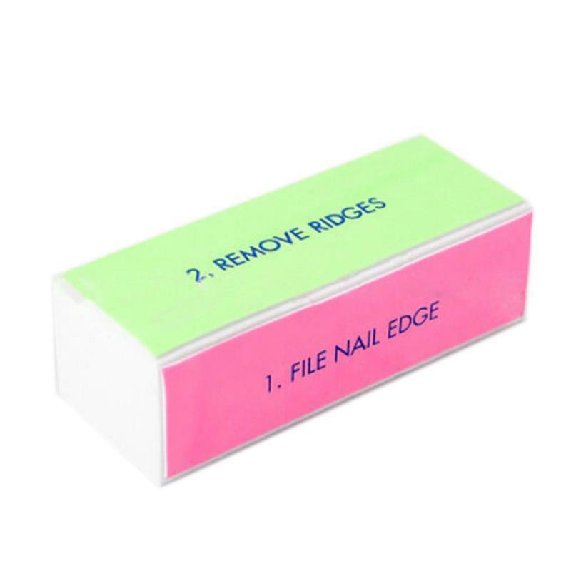 5x Nail File Sanding Manicure Buffer Buffing Nail Arts Pedicure 4 Sided NK tHSJ