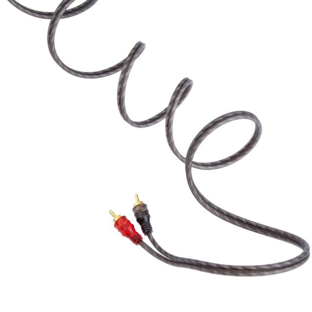 5m/16ft High Fidelity 2 Male to 2 Male RCA Car Stereo Amplifier Audio Cable @