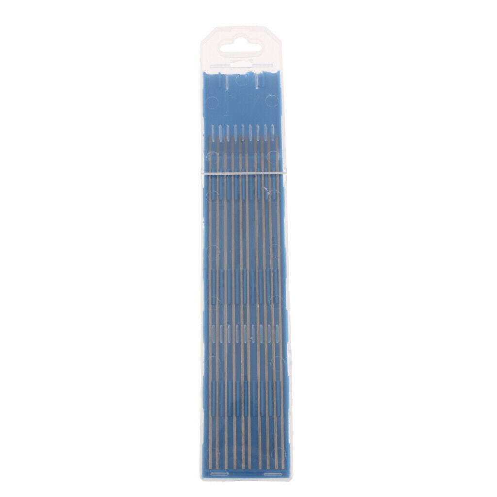 10-Pack WT20 1/16 x5.9inch Tungsten Electrodes Tig Rods Annealed &Ground Finish
