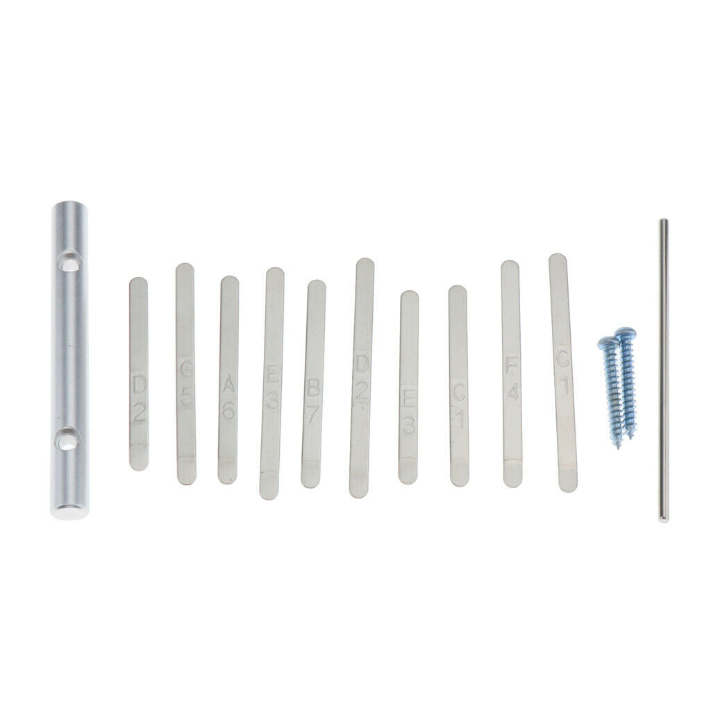 Durable Kalimba 10 Key DIY Thumb Piano Steel Keys Lettering Accessories