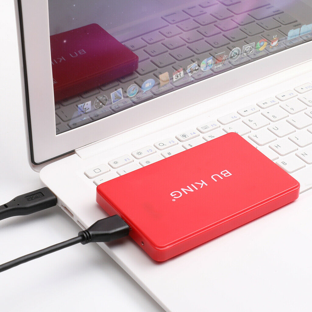 60G 2.5" USB 3.0 External Hard Disk Expansion Drive HDD for Laptop PC Red