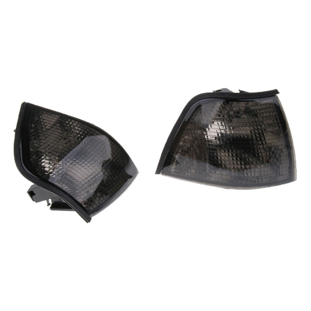 2X Clear Car Corner Lamp Side Light Lens Cover Protector for BMW E36 4 Door