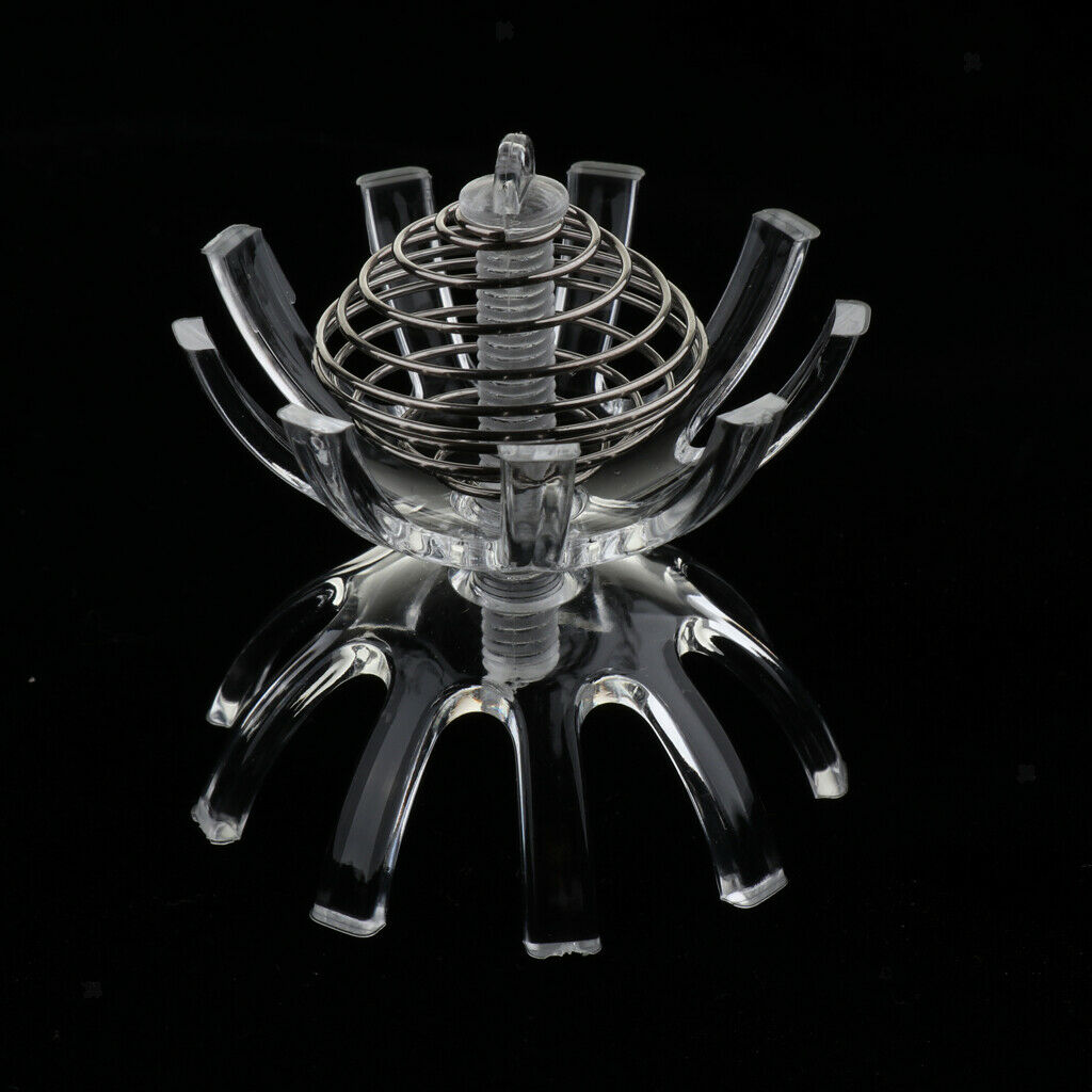 2pcs Aquarium Clear Acrylic Feeder for Fish Tank Shrimp Feeding
