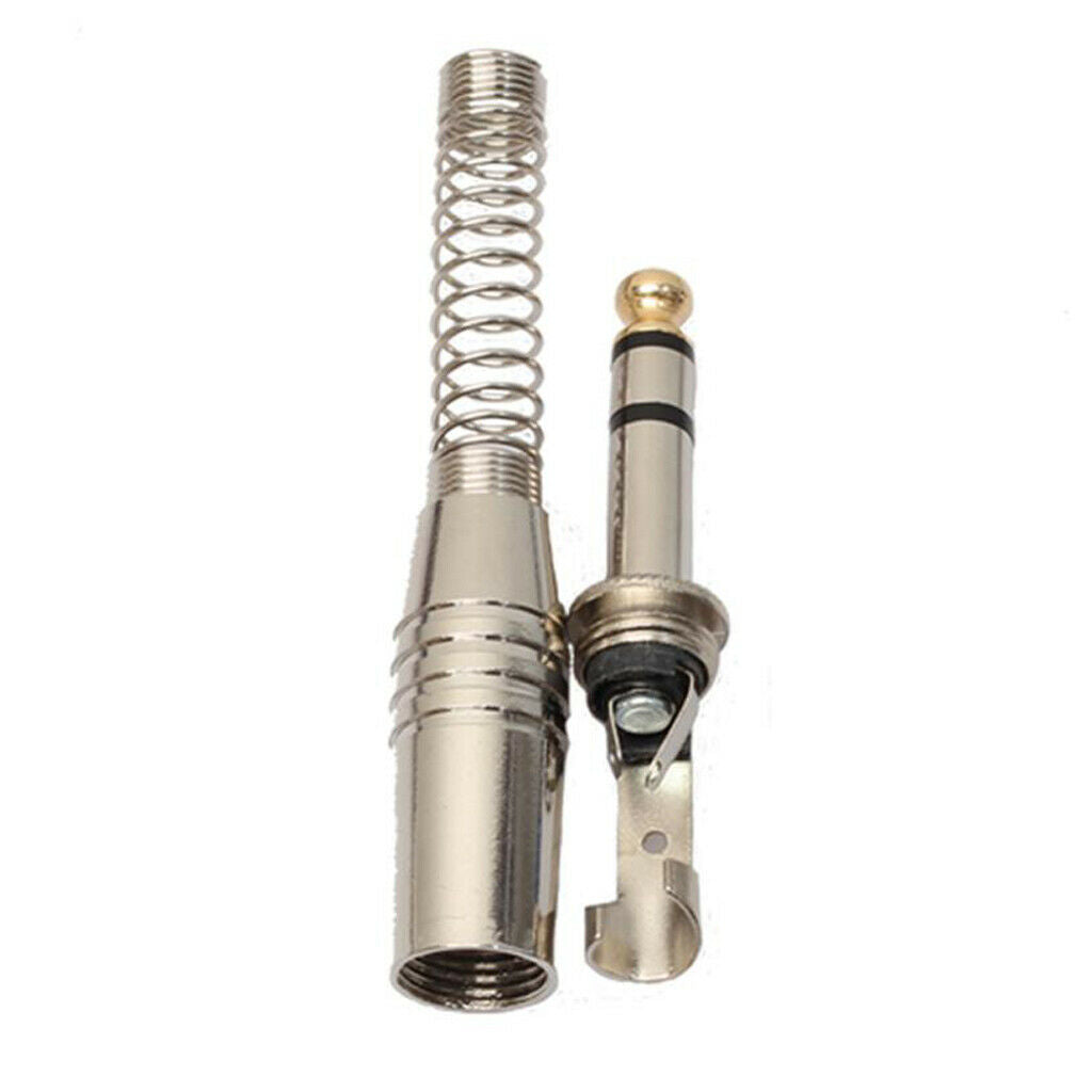 5 Pieces 6.35mm Stereo Audio Adapters