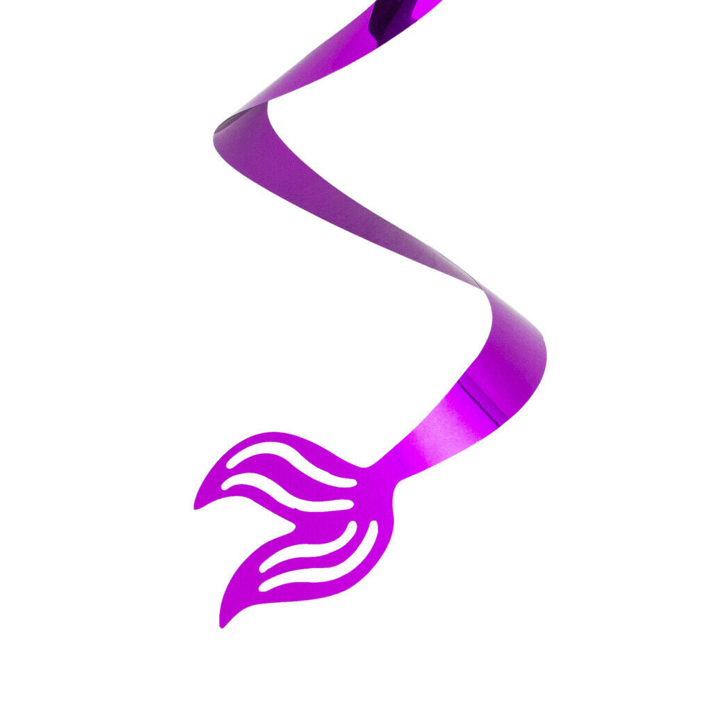 Mermaid Hanging Swirls Party Decorations For Kids Birthday Baby Shower