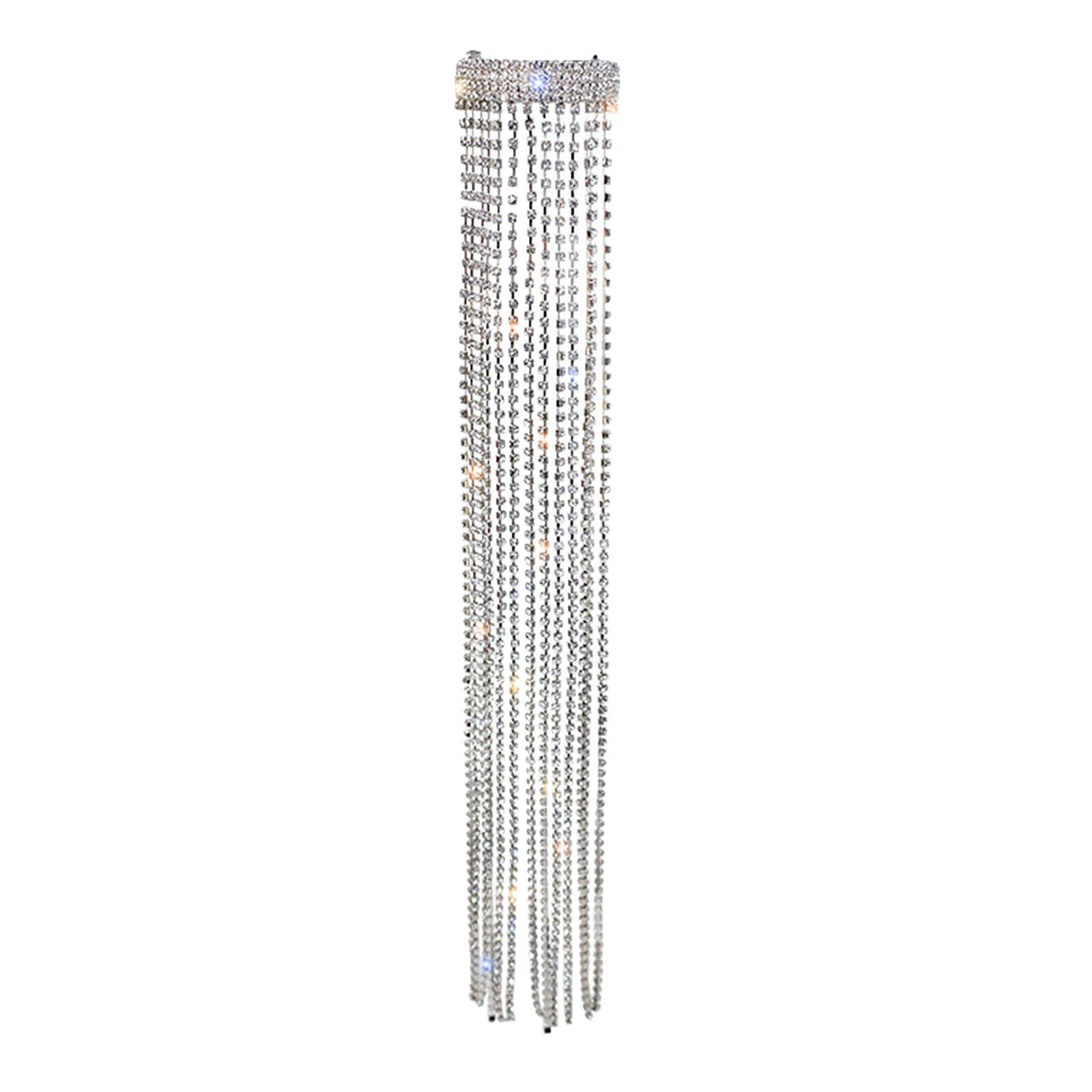Rhinestone Dangle Hairpin Bridal Tassels Hair Pins Jewelry Ponytail Holder