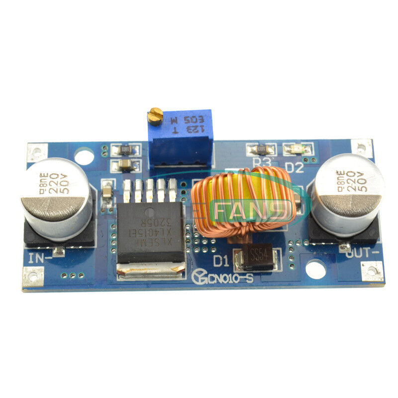 10PCS 5A XL4015 DC-DC Step Down Adjustable 4-38V LED Lithium Power Supply Module