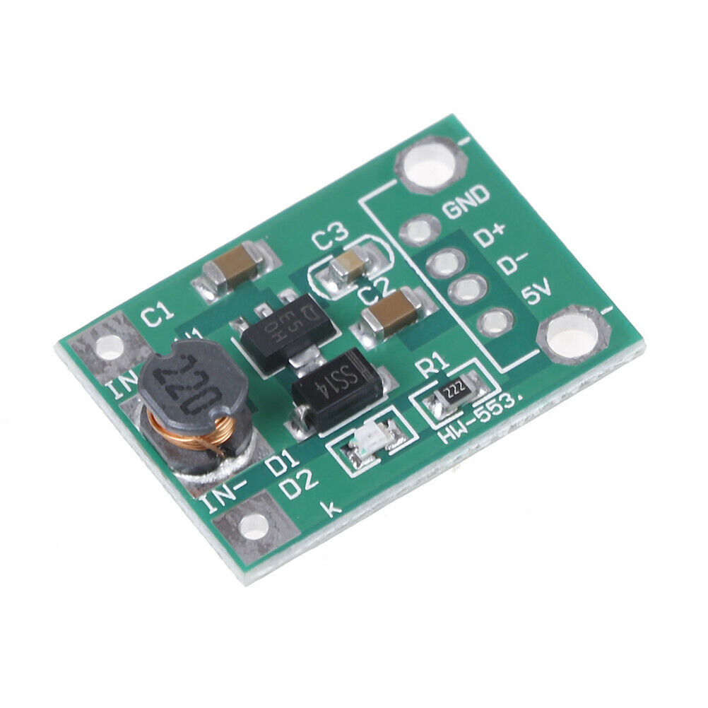 1Pc DC-DC boost converter step up module 0.9V-5V to 5V 500mA for arduino .l8