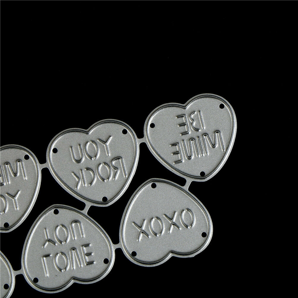 8Pcs Love Design Metal Cutting Die For DIY Scrapbooking Album Paper Ca.l8
