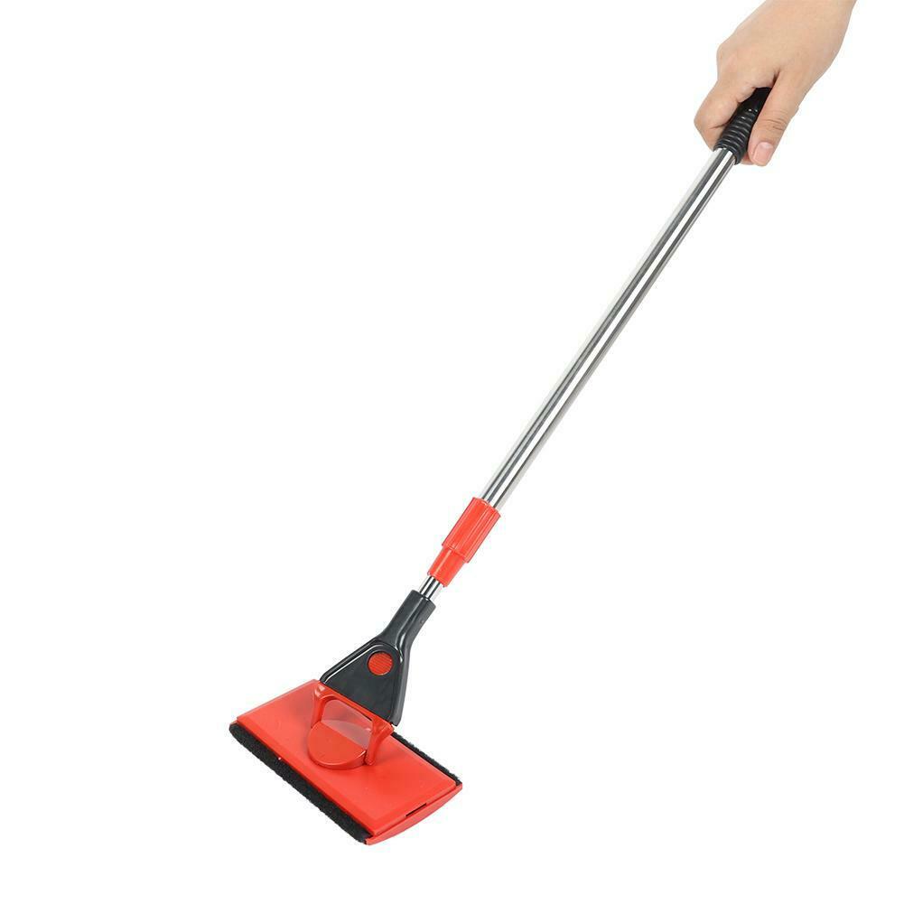 Aquarium Algae Scraper Brush Fish Tank Glass Clean Long Handle Cleaner Tool