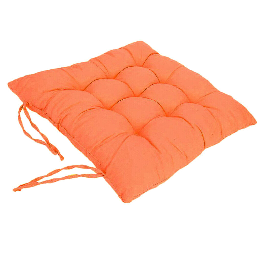 Chair Cushion Seat Pads Seat Cushion Outdoor Dining Garden Home Decor-Orange