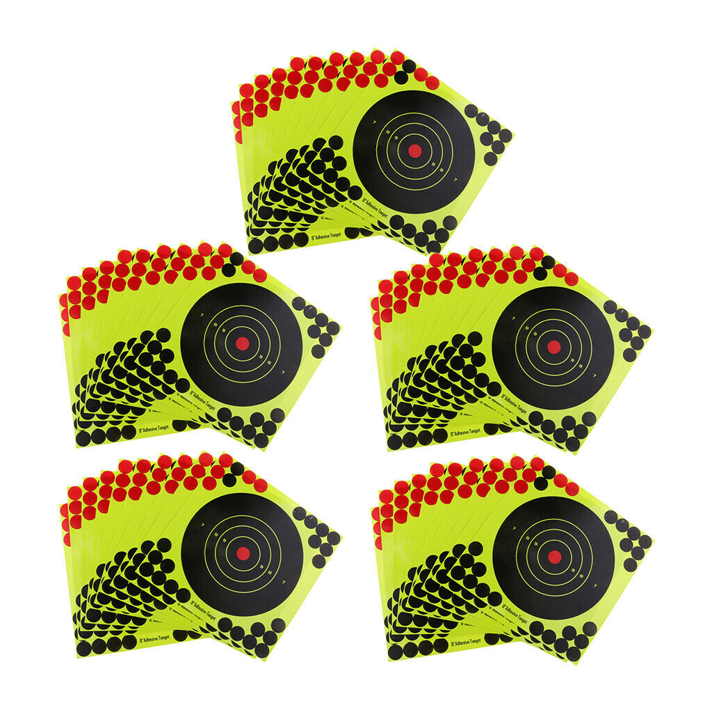 50pcs/set   Shooting Target Self Adhesive Target 20x20cm/8"x8