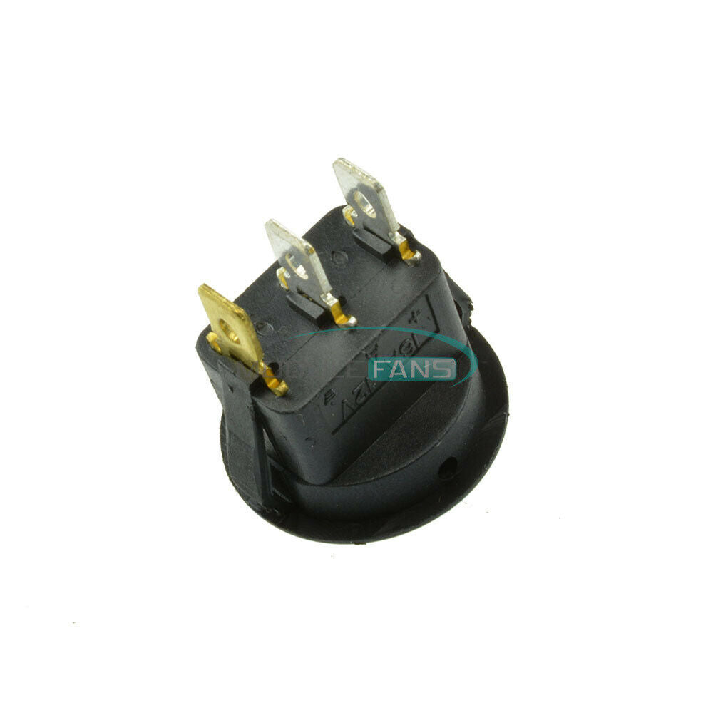 50PCS 12V LED Green Dot Light Car Auto Boat Round Rocker ON-OFF Toggle Switch
