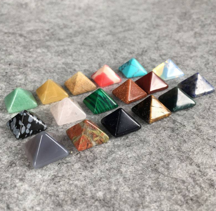 7pcs/Set Chakra Stones Palm Natural Stone Reiki Healing Crystals Gemstones Decor