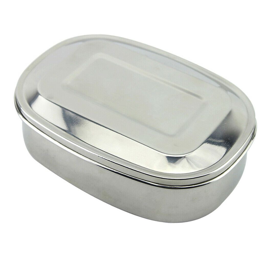 Stainless Steel School Lunch Box School Tiffin Picnic Food Container 3 Grid