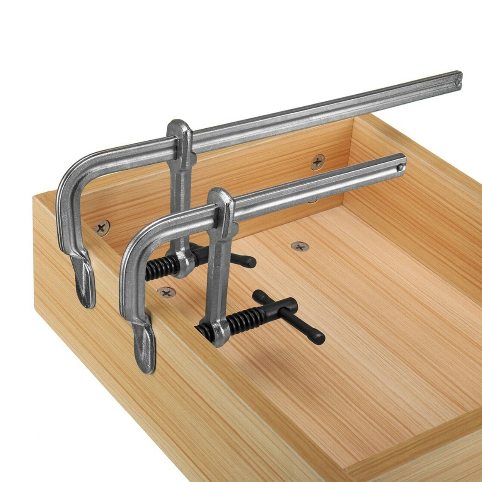 1pc 160mm x 80mm Heavy Duty F Clamp All Steel Metal Working Welding Clamp