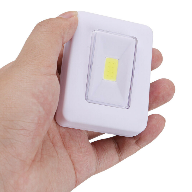 Wireless Cob Led Wall Switch Battery Powered Closet Cordless Night Light