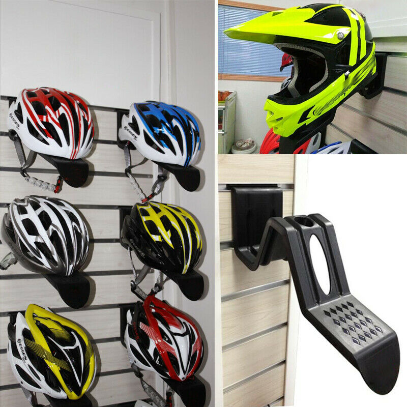 Bicycle Motorcycle Helmet Display Stand Wall Hanging Tray Holder NoDrilling Hook