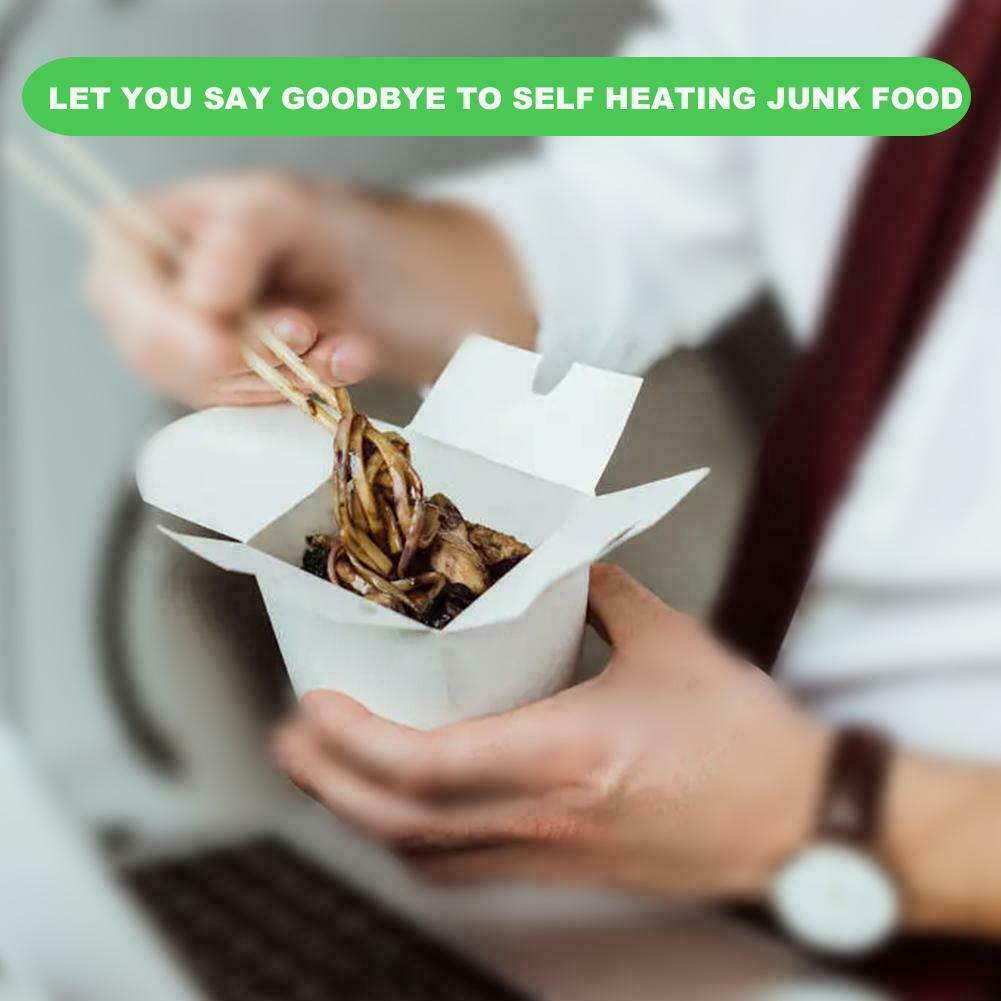 USB Thermal Insulation Lunch Food Box Warmer Heating Container Bag Storage Q9F2