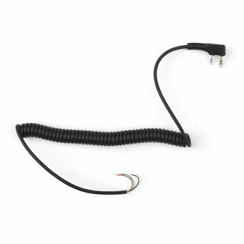 For Baofeng UV5R Kenwood TK370  2 pin 4 Wire Speaker Mic Cable Line