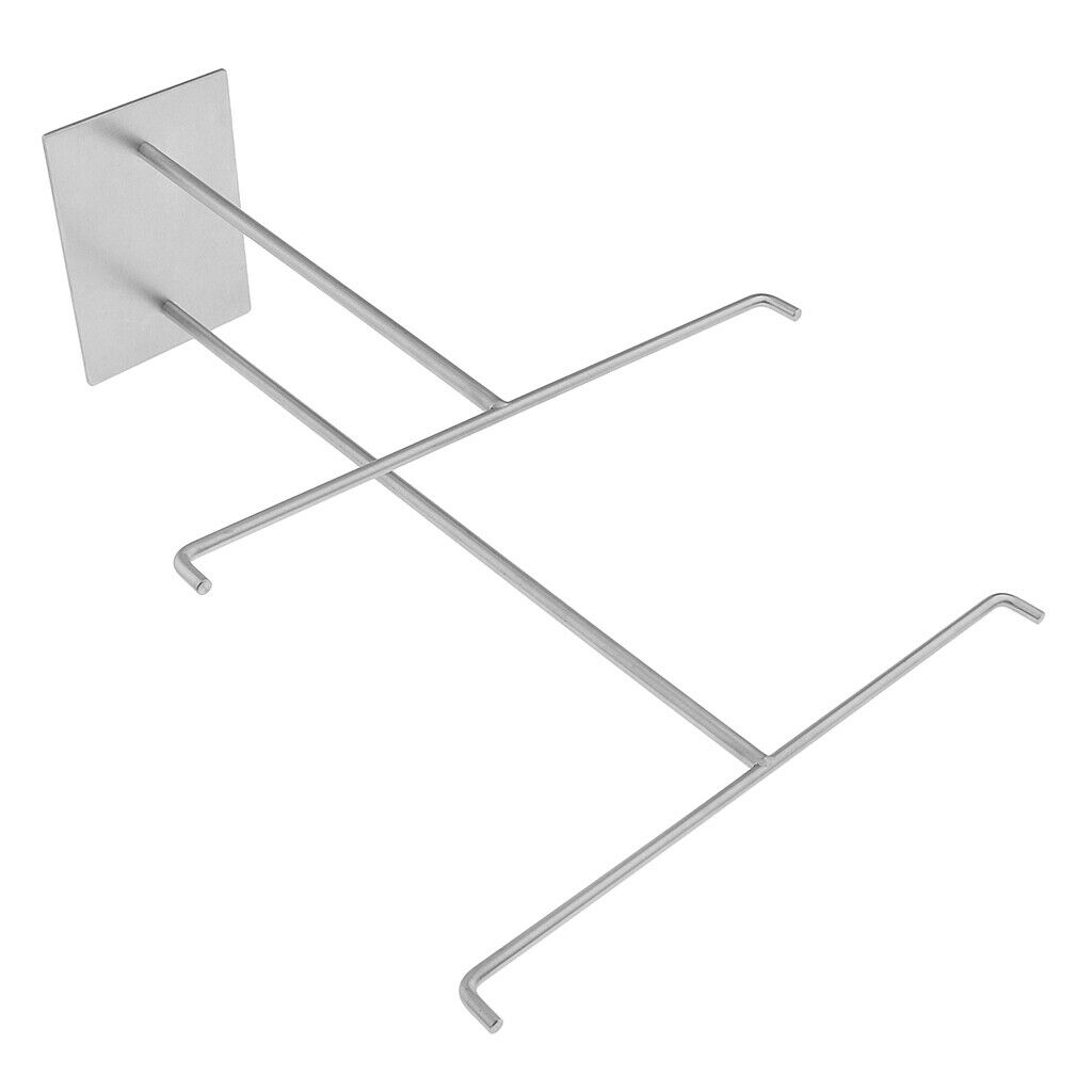 Retail Store Steel Scarf Jewelry Display Stand Holder Hand Towel Rack Shelf