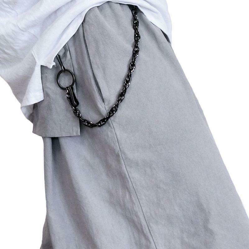 Black Metal Wallet Belt Chain Punk Hipster Pant Jean Key Chain Hip Hop Jewelry