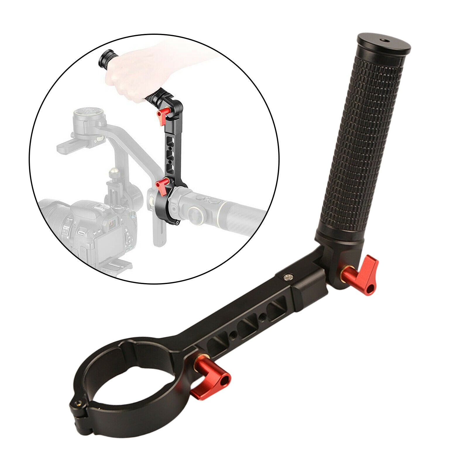 Adjustable Low Angle Manual Grip  Mounting Clamp Extension