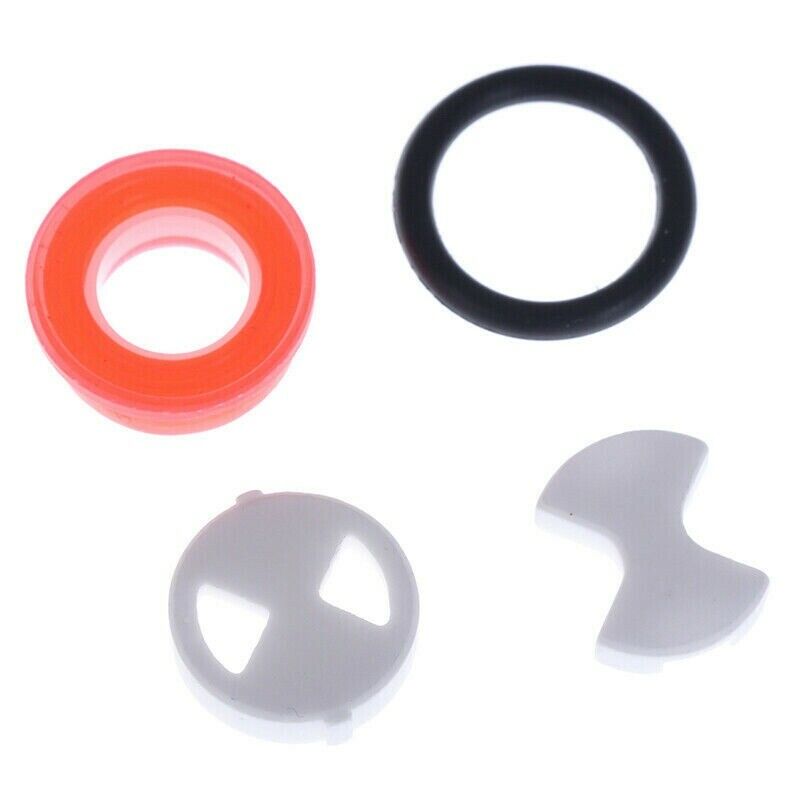 8Pcs/set Silicon Washer Insert Ceramic Disc 1/2" For Valveyuau Replacement Turn