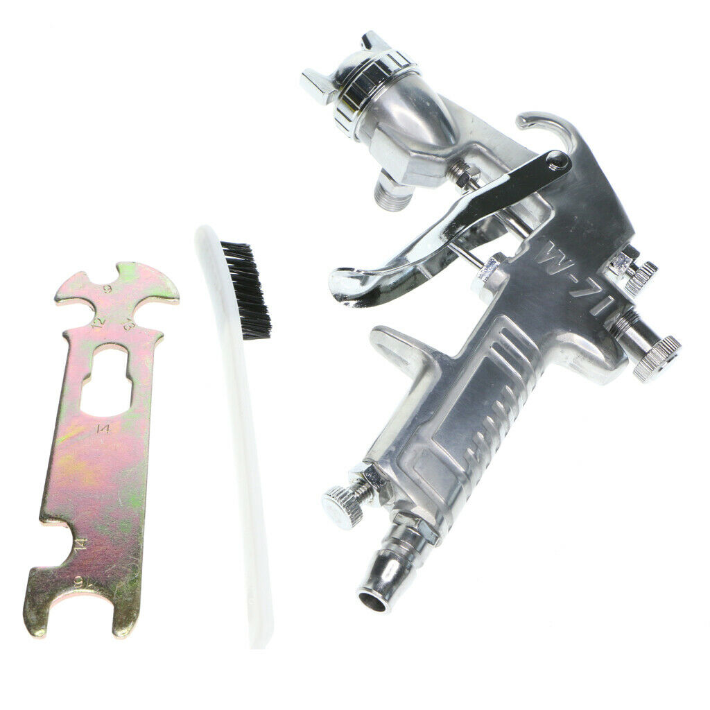 High Atomizing W-71 Paint Sprayer with Cup Car Pneumatic Tool Gravity Feed