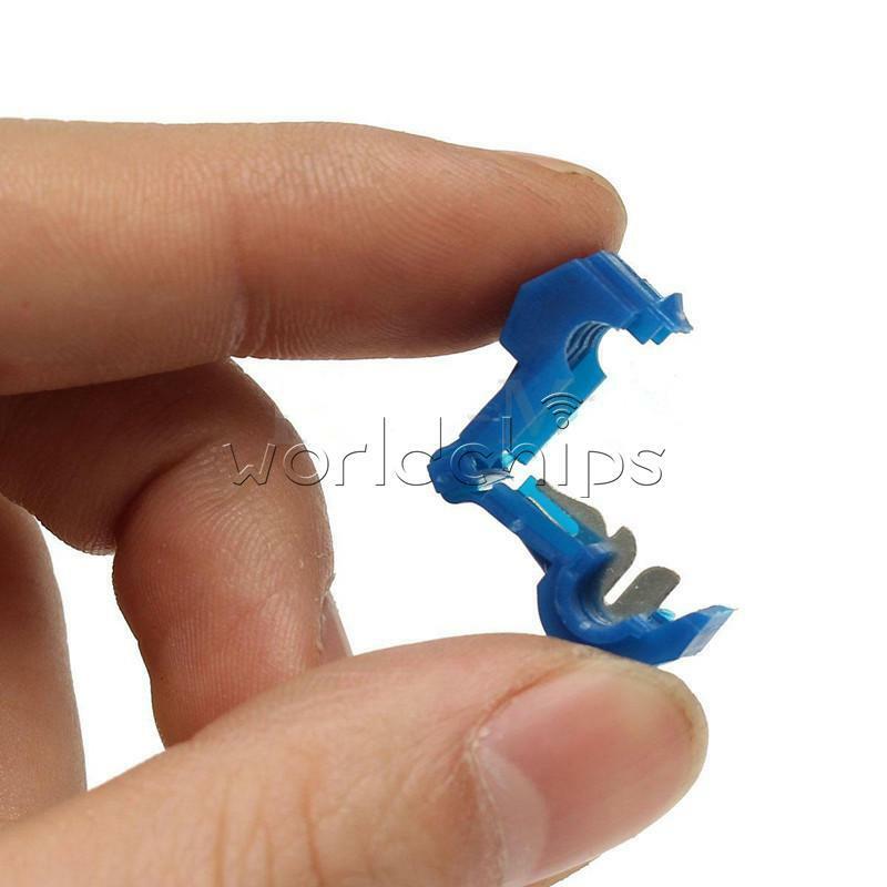 60Pcs Quick Splice Insulated Wire Crimp Terminal & Male Spade Connector Kit Set