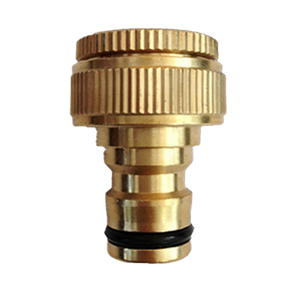 3/4 inch and 1/2 inch Brass Garden Faucet Hose Tap Water Connector Adaptor