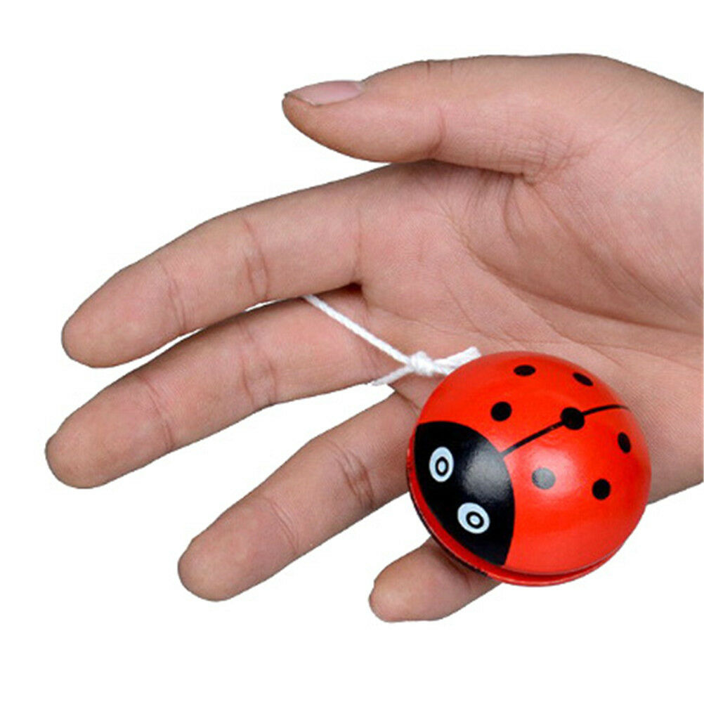 Yoyo Classic Toys Insect Bug Ladybug YoYo Ball Kids Creative Wooden Gif.l8