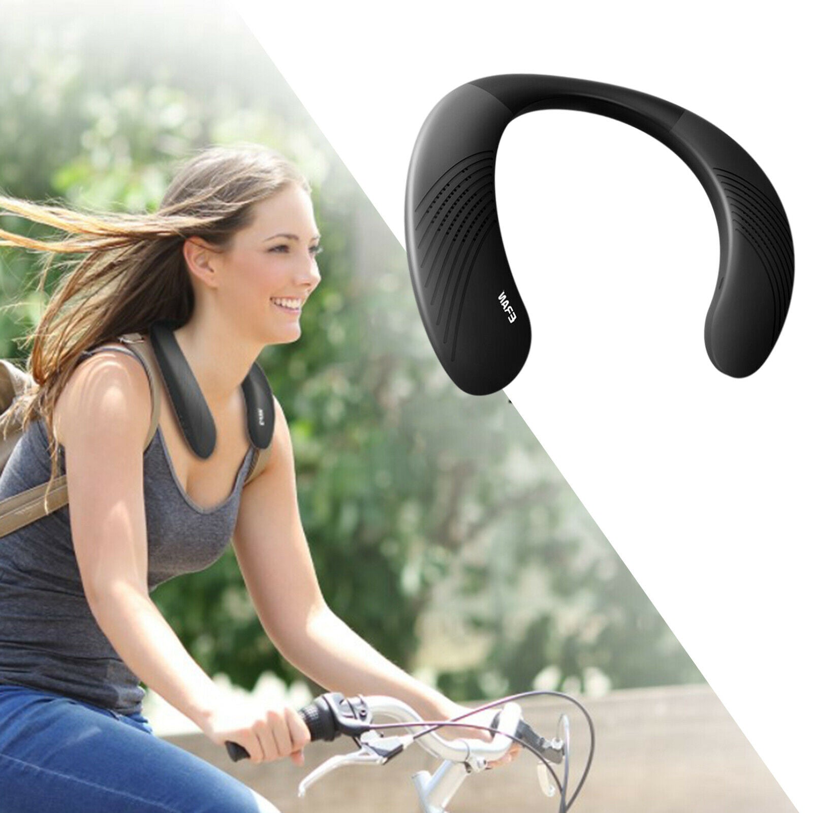 Neckband Bluetooth 5.0 Speaker Wearable Over Neck Speaker Headset Sweatproof