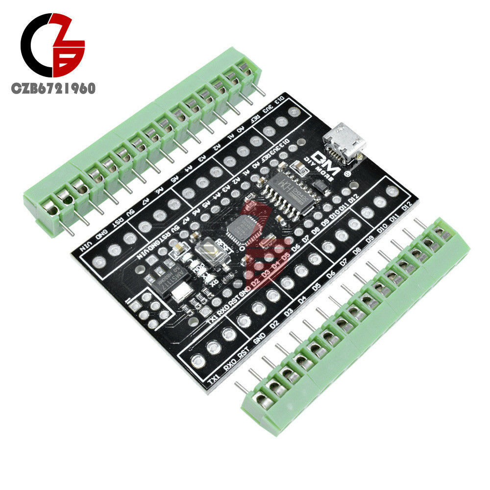 Atmega328P Nano3.0 CH340 USB Driver+Terminal Adapter Expansion Board 2 in 1