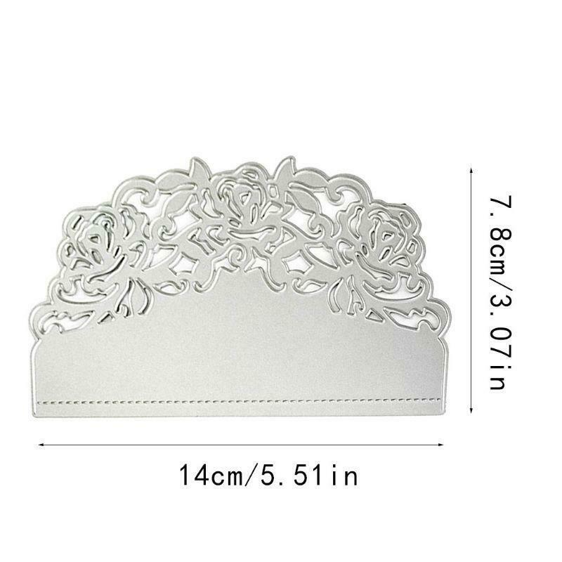 Rose Border Metal Cutting Dies Stencil DIY Scrapbooking Album Stamp Paper Card