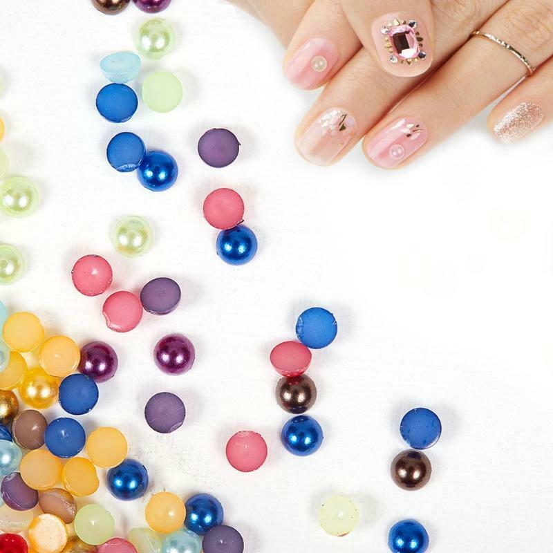Beads Pearls For Crafts DIY Decoration Nail Art Jewelry Findings Accessories