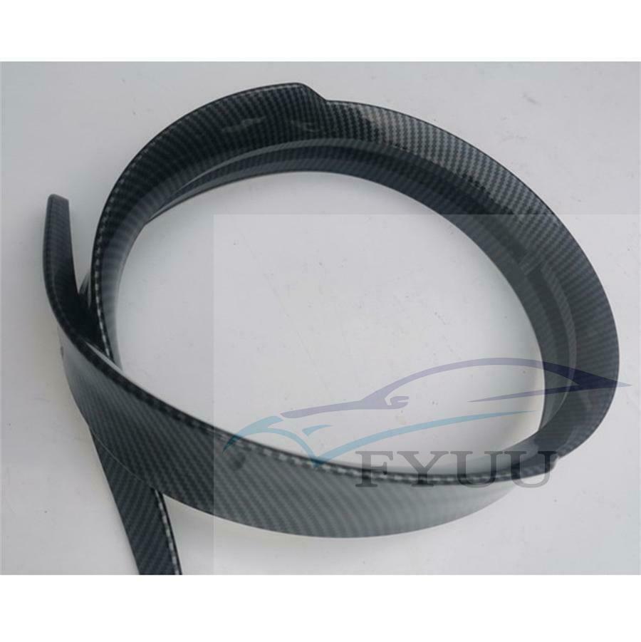 99CM Carbon Fiber Color Car Rear Roof Lip Spoiler Lip Wing Tail Trunk Spoilers