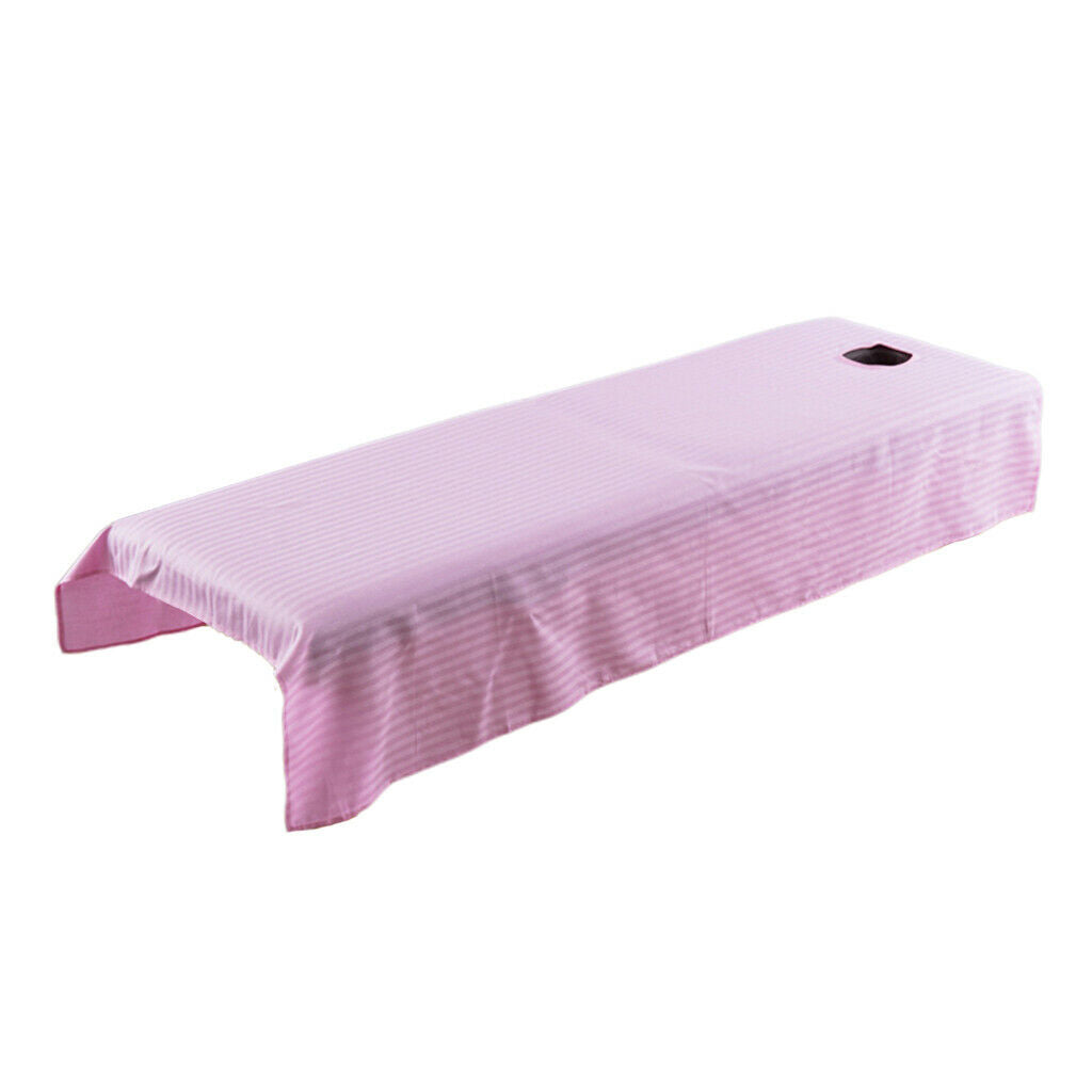 Beauty Massage SPA Treatment Bed Table Cover Sheet 120 x 190CM Pink