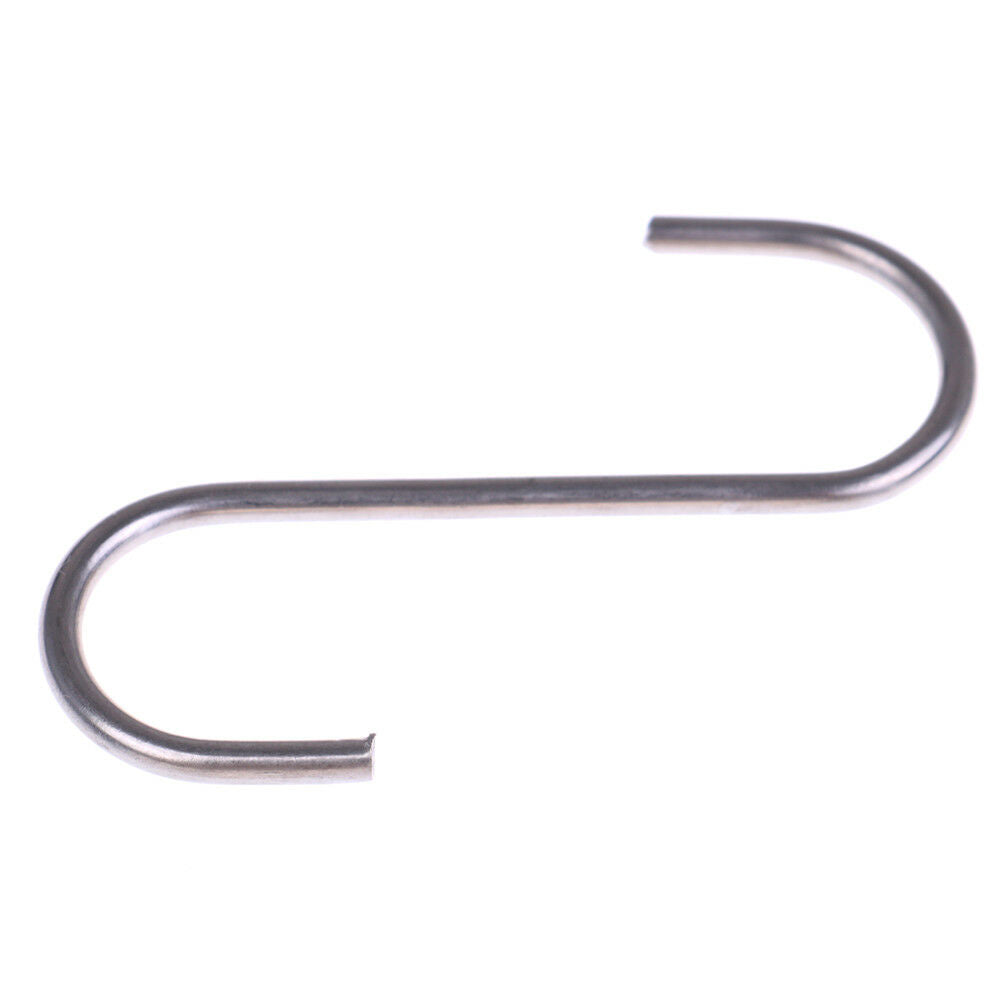 5pcs S-Shaped Hooks Hanging Hanger Storage Holders Anti-Rust Metal Hooks.l8