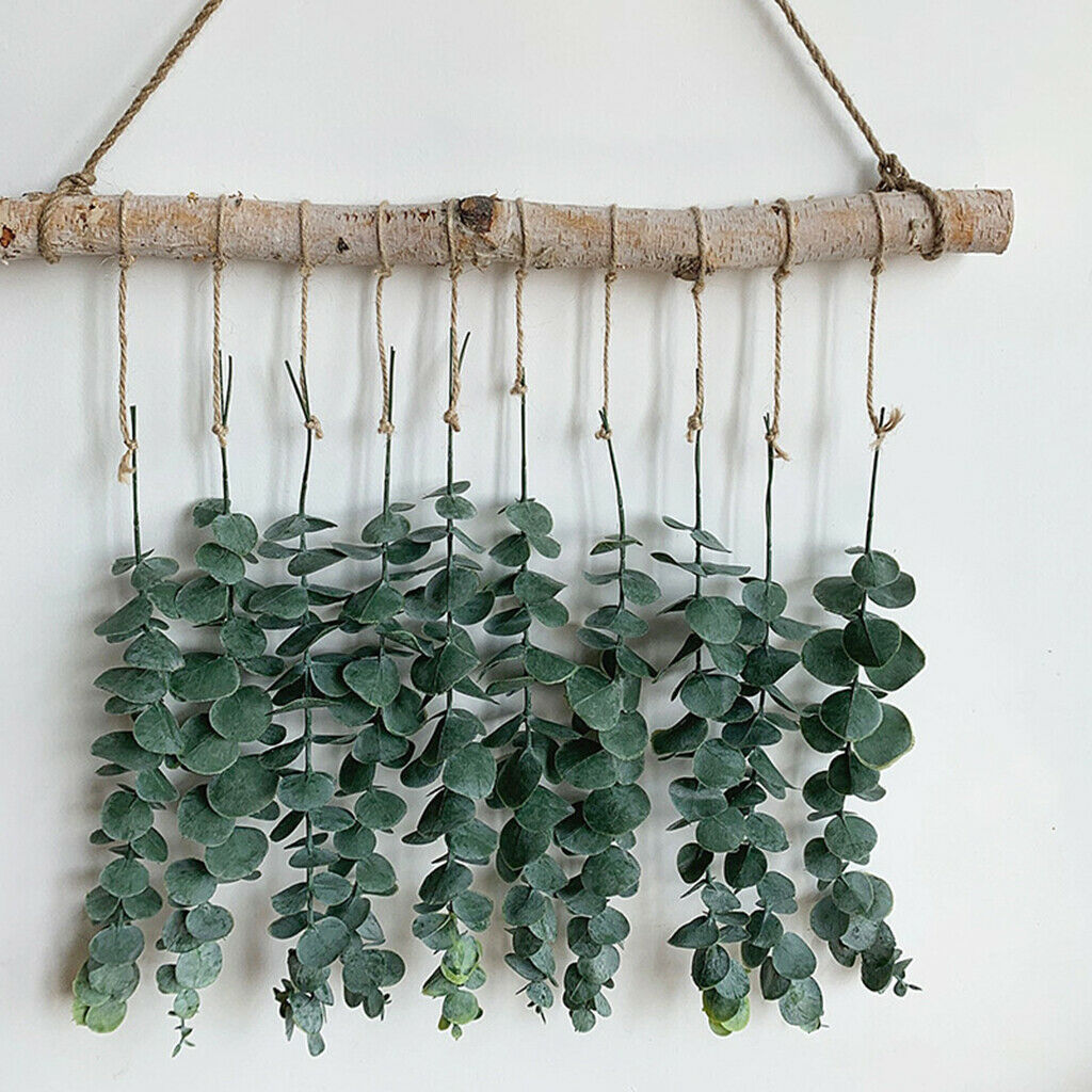 Artificial Eucalyptus Wall Hanging Decor Vine Greenery Backdrop Wedding
