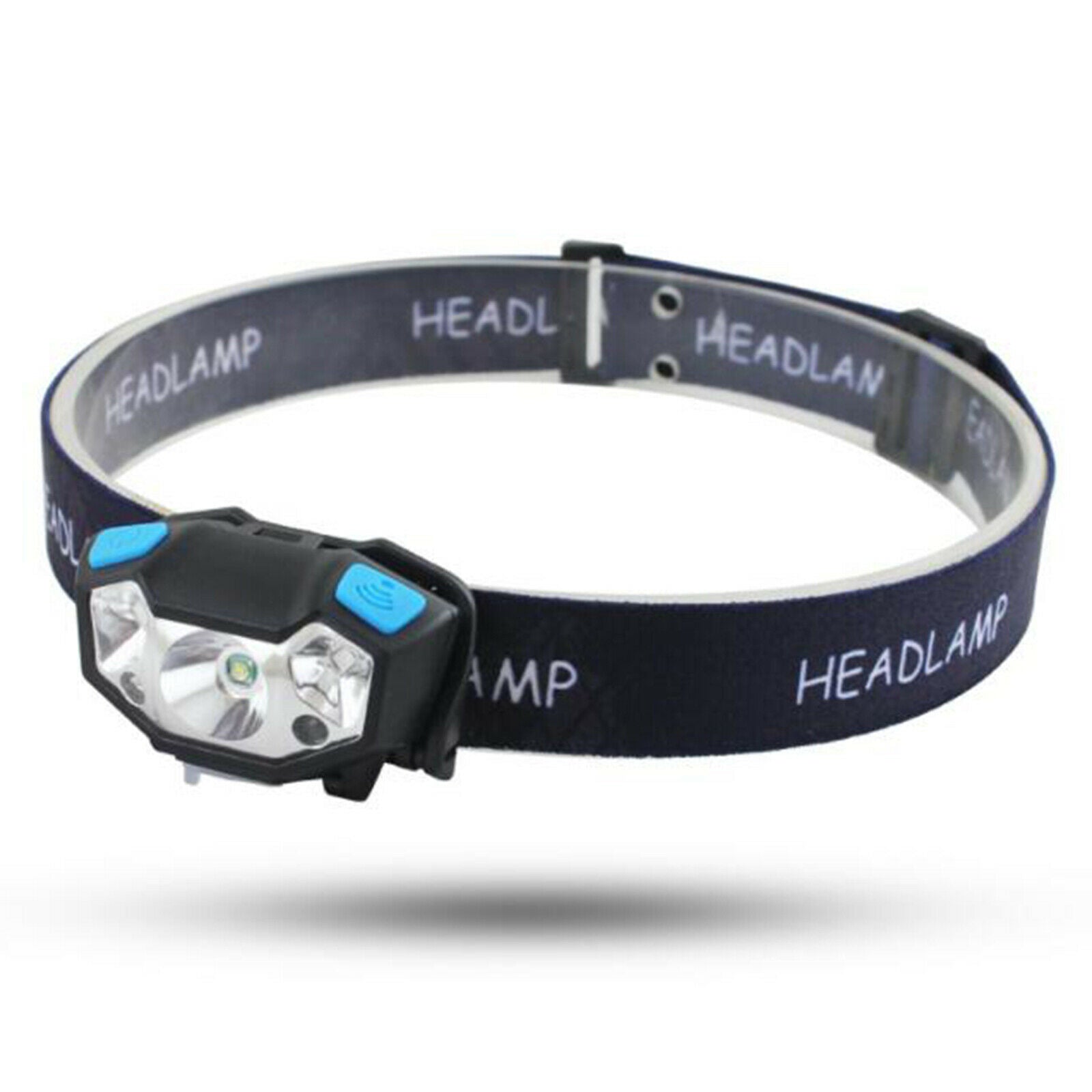 LED Headlamp Motion Sensor Head Lamp Headlight Flashlight Torch Camping