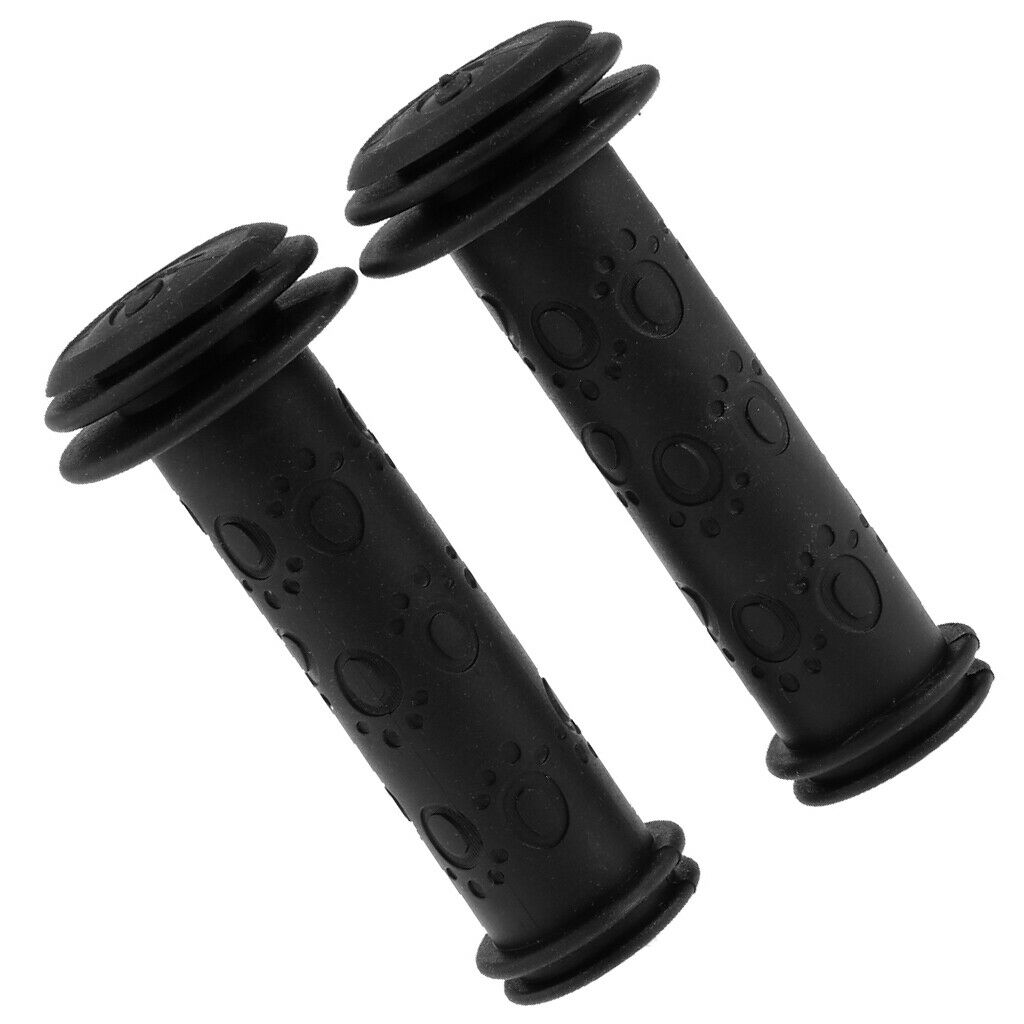 110mm Kids Bike Handlebar Grips Rubber Handle Grips Protector & Ring Bell