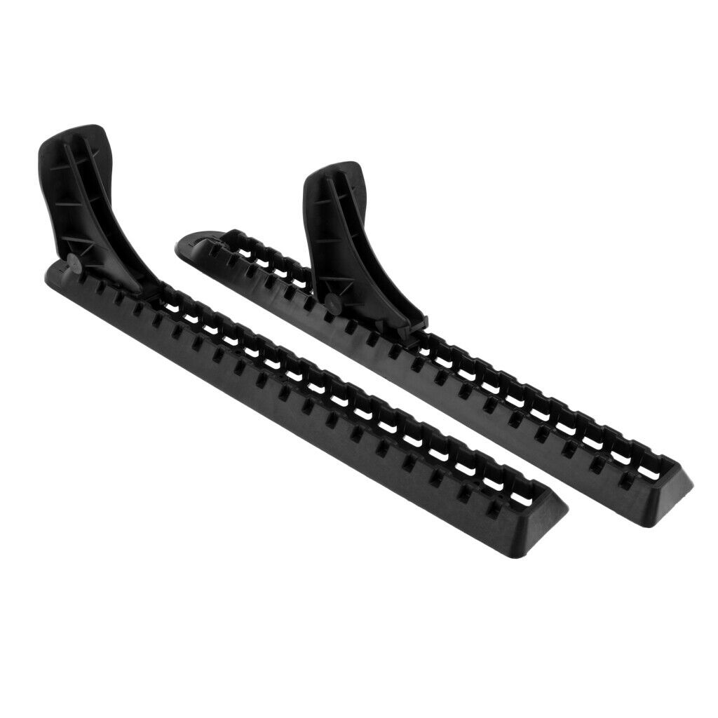 2 Pieces Black Nylon Kayak Foot Brace Pedal Feet Rest Peg Accessories