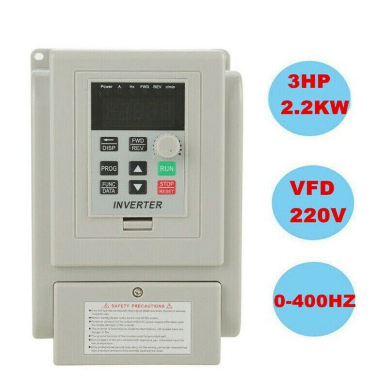 2.2KW 3HP 220V Variable Frequency Drive Inverter CNC VFD VSD Single To 3 PhaseZ3
