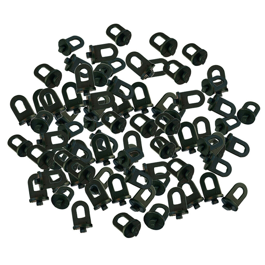 80-pack Plastic Greenhouse Hanging Hooks Plant Hangers Garden Accessories