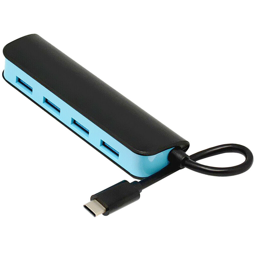 Type-C Multi-Port Hub to 4 USB 3.0 Charging Port Adapter