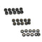 10x 5/8/10mm Skateboarding Hardware Replacement Longboard Kingpin - M5