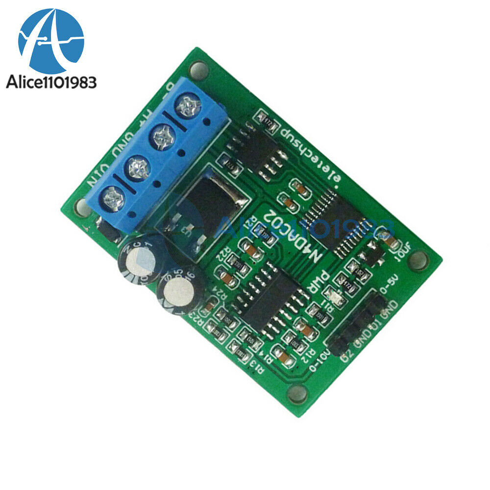 DC12V-25V 2 Channel PWM DAC RS485 Voltage Analog Converter Module N4DAC02 MODBUS
